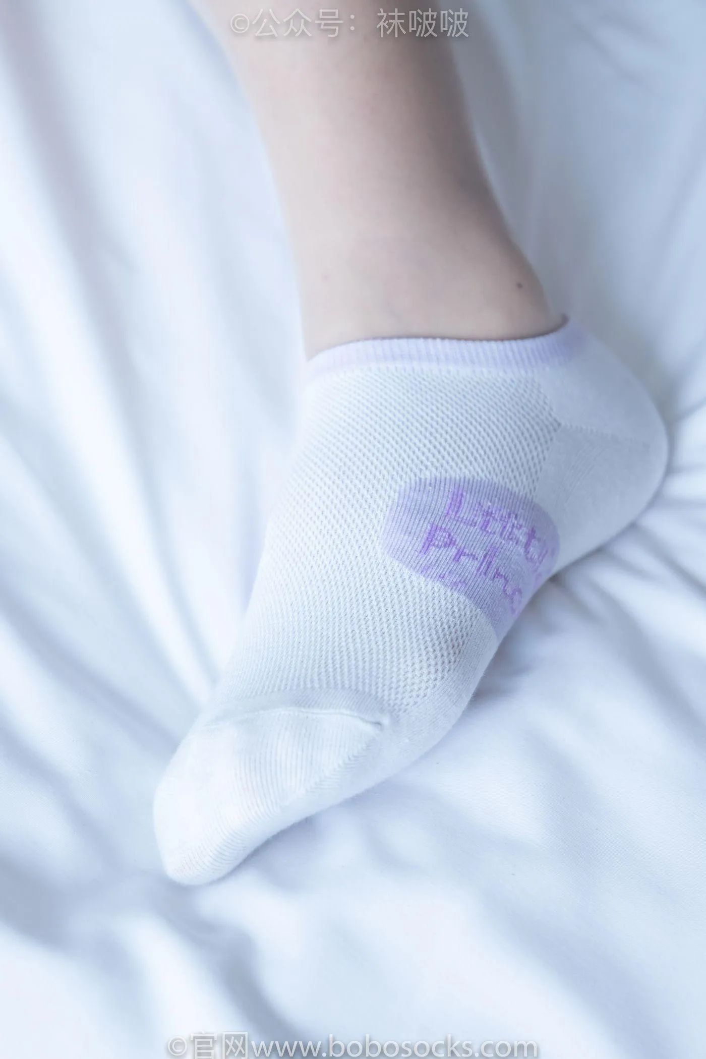 [BoBoSocks袜啵啵]NO.008 涵涵-帆布鞋、白色短棉袜、肉丝 [139P]插图7